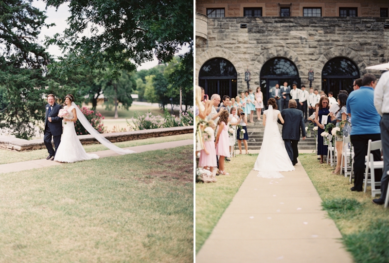 Vintage Blush Pink Oklahoma Wedding via TheELD.com