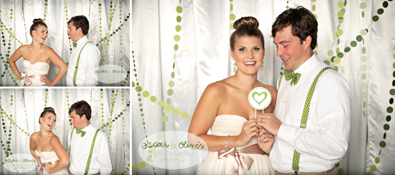 Modern Circle Inspired Green & White Wedding Inspiration via TheELD.com