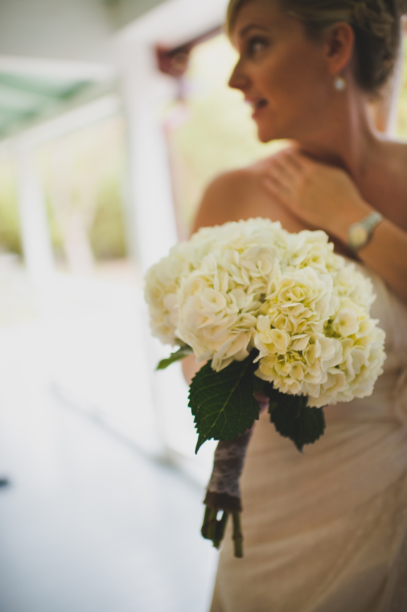 Vintage Blue & Yellow Backyard Wedding via TheELD.com