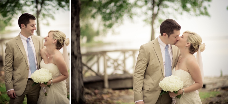 Vintage Blue & Yellow Backyard Wedding via TheELD.com