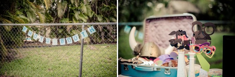 Vintage Blue & Yellow Backyard Wedding via TheELD.com