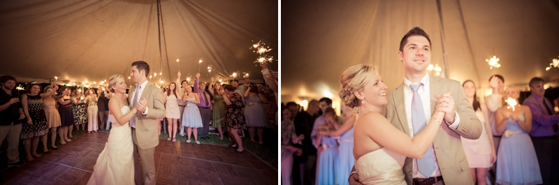 Vintage Blue & Yellow Backyard Wedding via TheELD.com