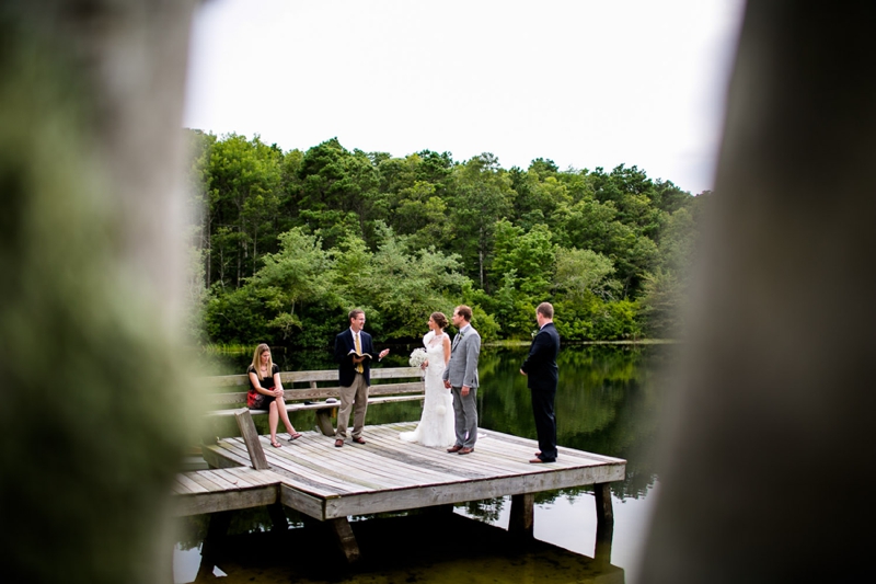 Classic Cape Cod Backyard Wedding via TheELD.com