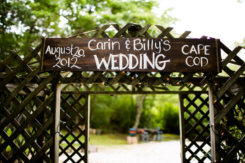 Classic Cape Cod Backyard Wedding via TheELD.com