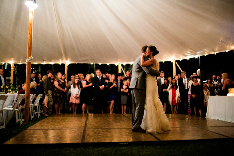 Classic Cape Cod Backyard Wedding via TheELD.com