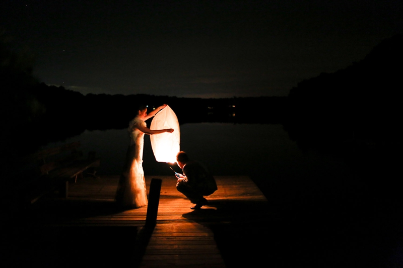 Classic Cape Cod Backyard Wedding via TheELD.com