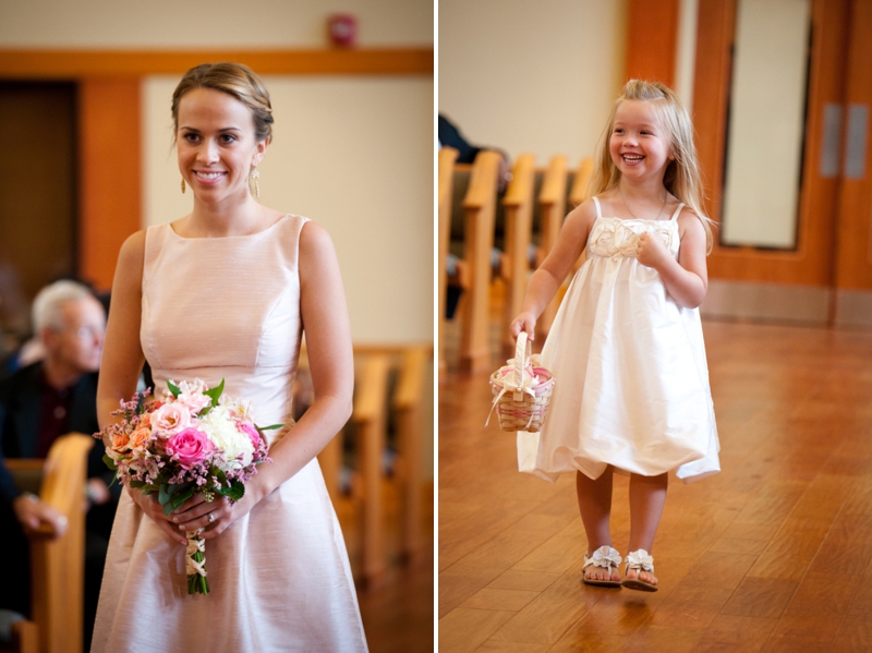 Peach and Pink New Jersey Wedding via TheELD.com