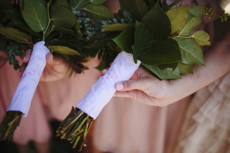 A Rustic Pink and Yellow North Carolina Wedding via TheELD.com