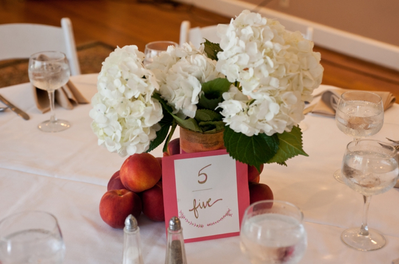 Peach and Pink New Jersey Wedding via TheELD.com