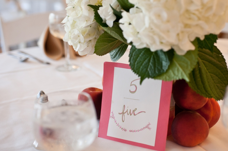 Peach and Pink New Jersey Wedding via TheELD.com