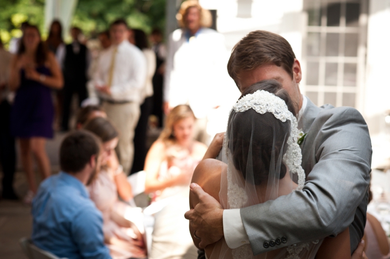 Peach and Pink New Jersey Wedding via TheELD.com