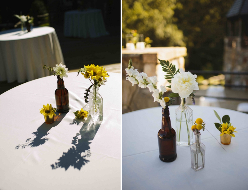 A Rustic Pink and Yellow North Carolina Wedding via TheELD.com