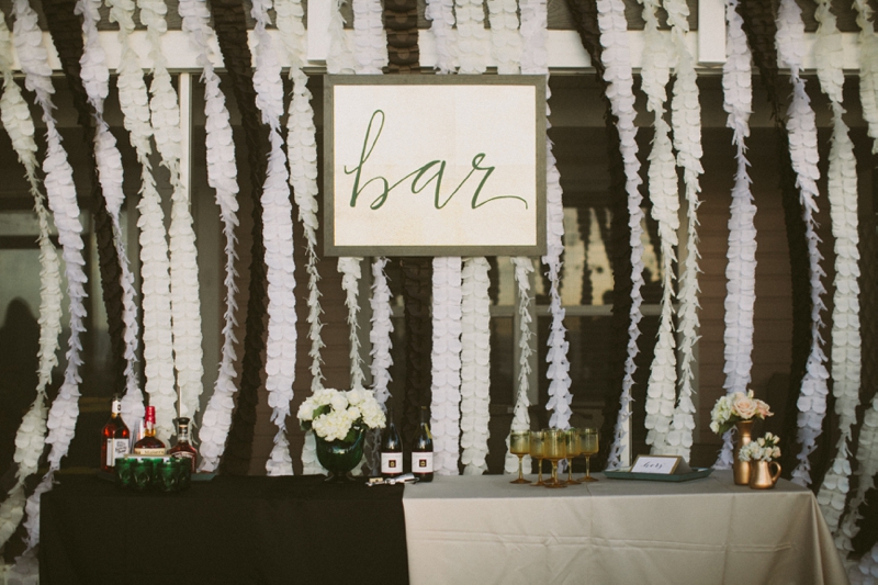 Emerald Green & Gold Engagement Party Inspiration via TheELD.com