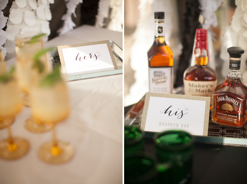 Emerald Green & Gold Engagement Party Inspiration via TheELD.com