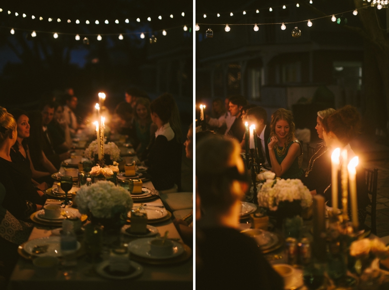 Emerald Green & Gold Engagement Party Inspiration via TheELD.com