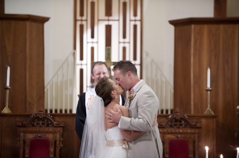 Pink Handcrafted Kentucky Farm Wedding via TheELD.com