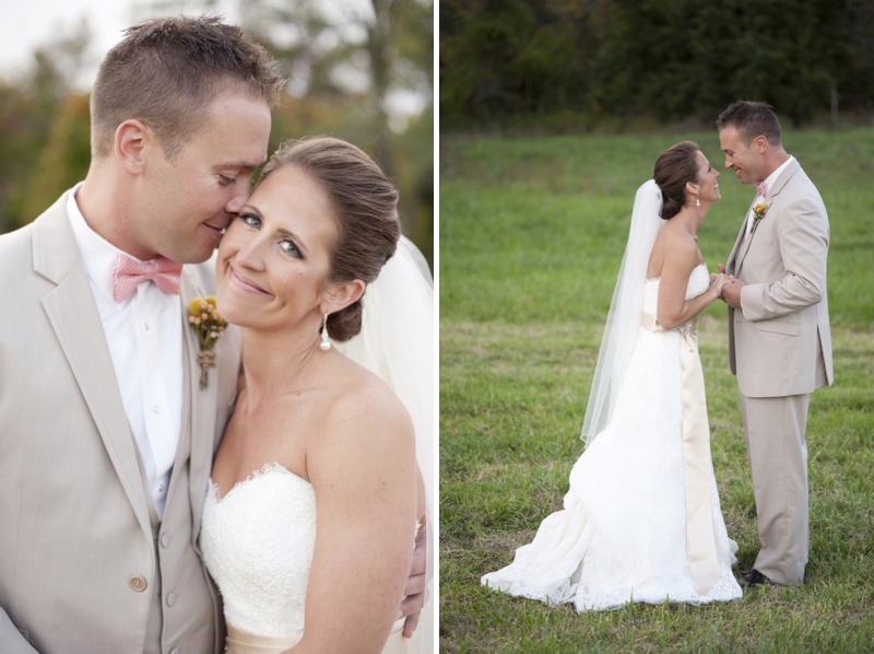 Pink Handcrafted Kentucky Farm Wedding via TheELD.com