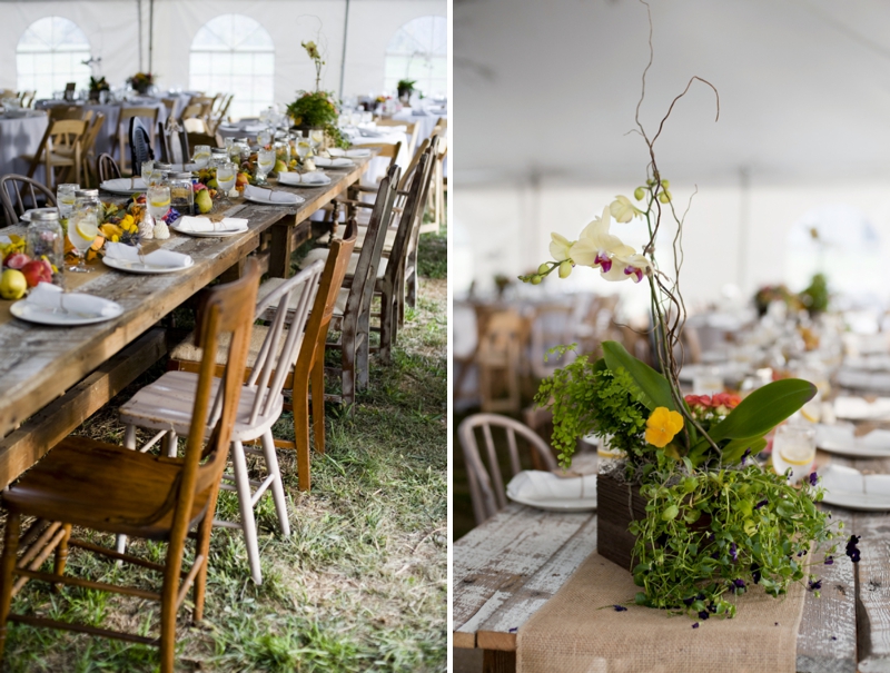 Pink Handcrafted Kentucky Farm Wedding via TheELD.com