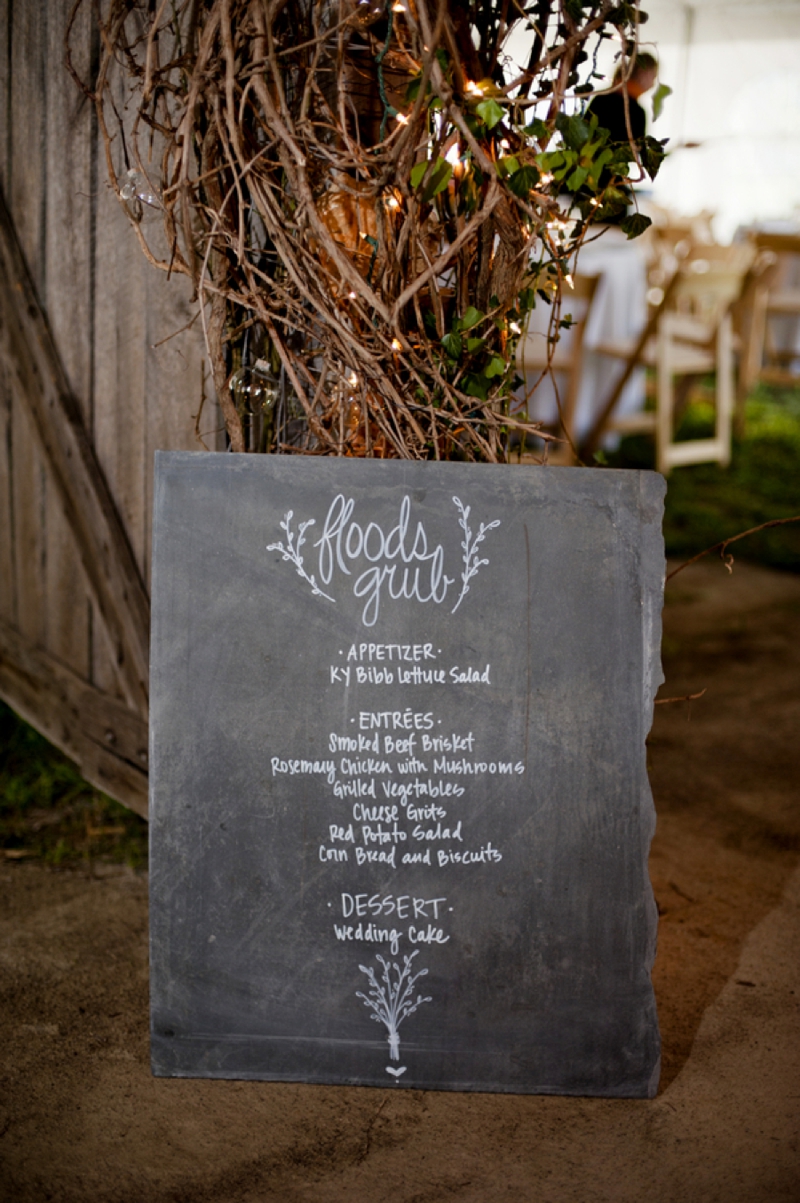 Pink Handcrafted Kentucky Farm Wedding via TheELD.com