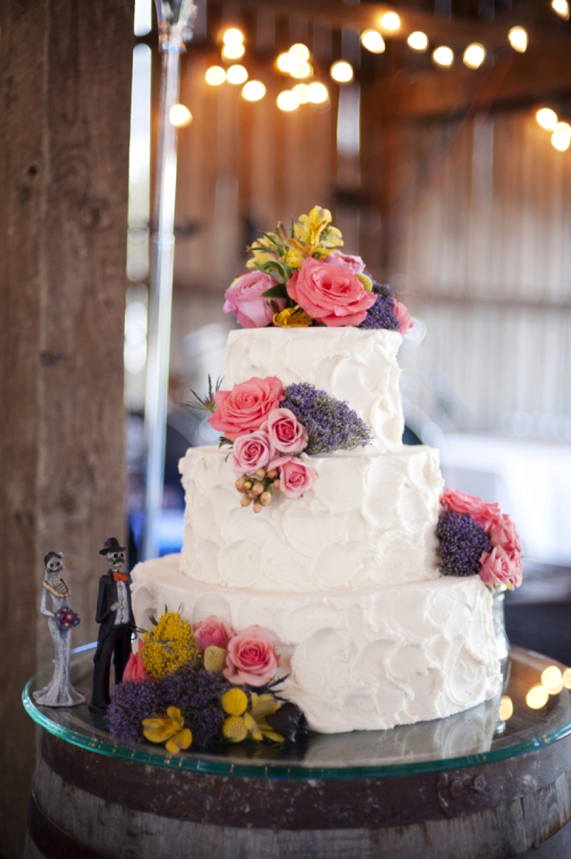 Pink Handcrafted Kentucky Farm Wedding via TheELD.com