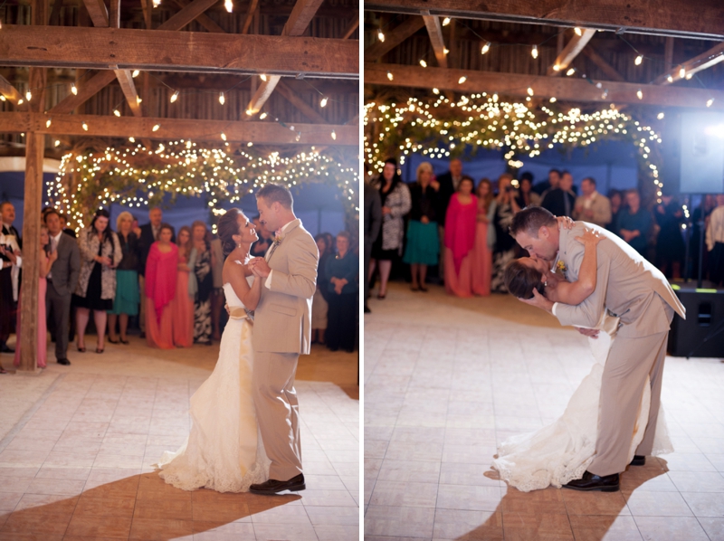 Pink Handcrafted Kentucky Farm Wedding via TheELD.com