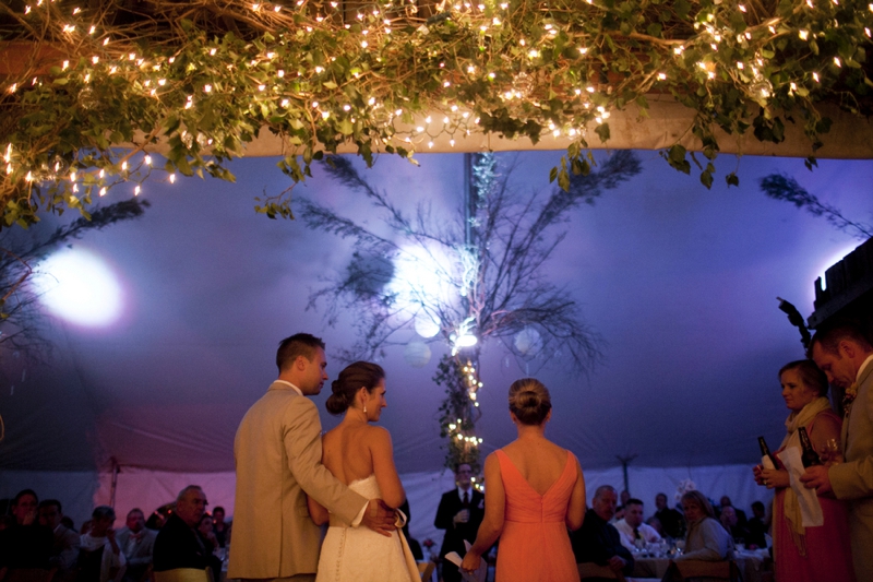 Pink Handcrafted Kentucky Farm Wedding via TheELD.com