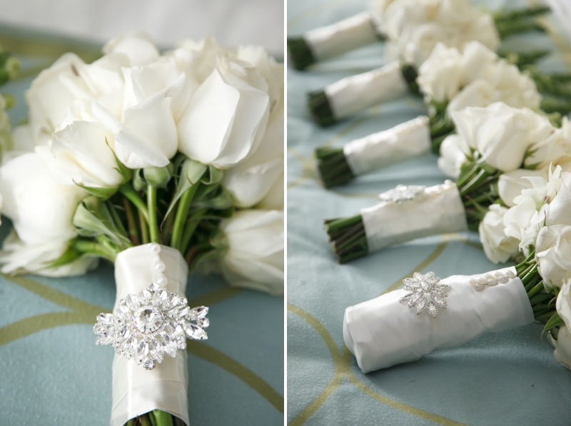 Modern Chic White Wedding via TheELD.com