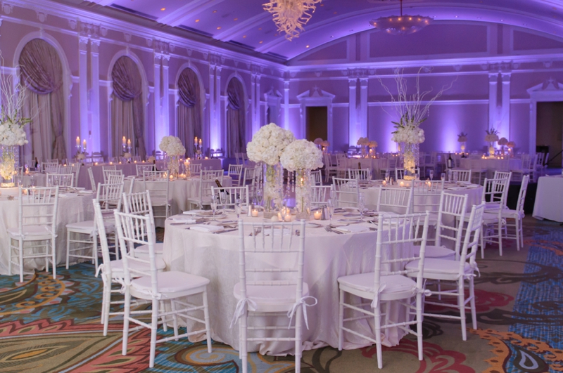 Modern Chic White Wedding via TheELD.com