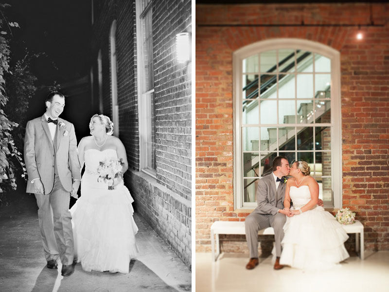 Elegant Navy and White North Carolina Wedding via TheELD.com