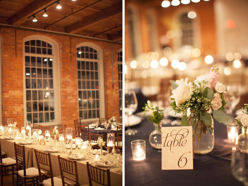 Elegant Navy and White North Carolina Wedding via TheELD.com