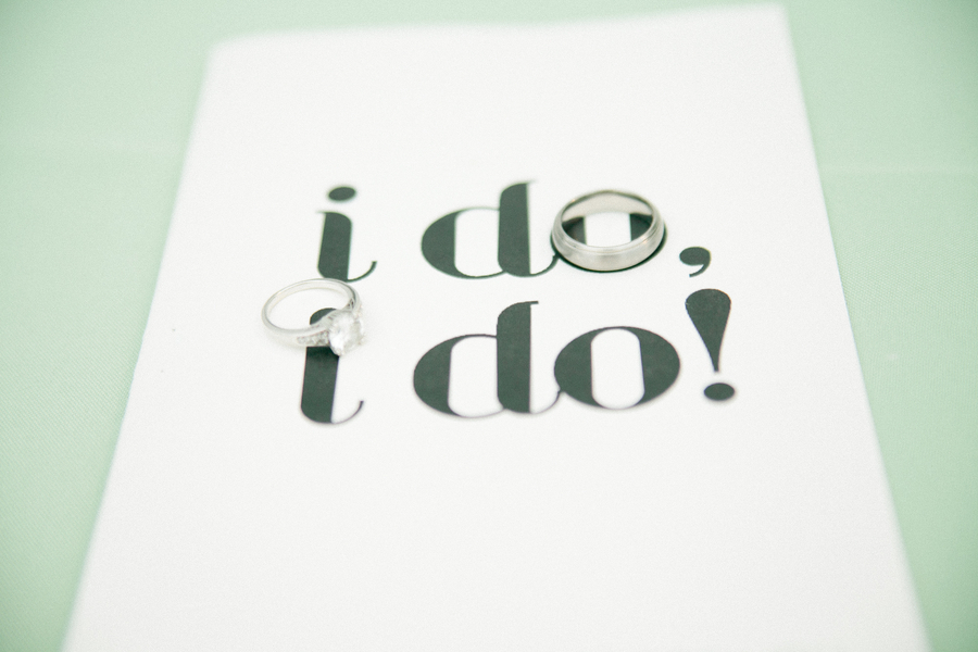 Handcrafted Mint and Peach California Wedding via TheELD.com