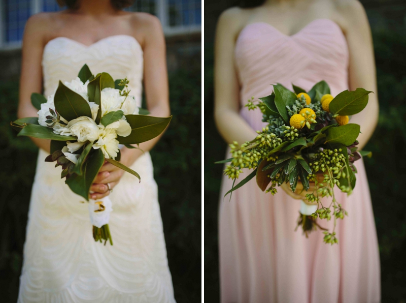 A Rustic Pink and Yellow North Carolina Wedding via TheELD.com