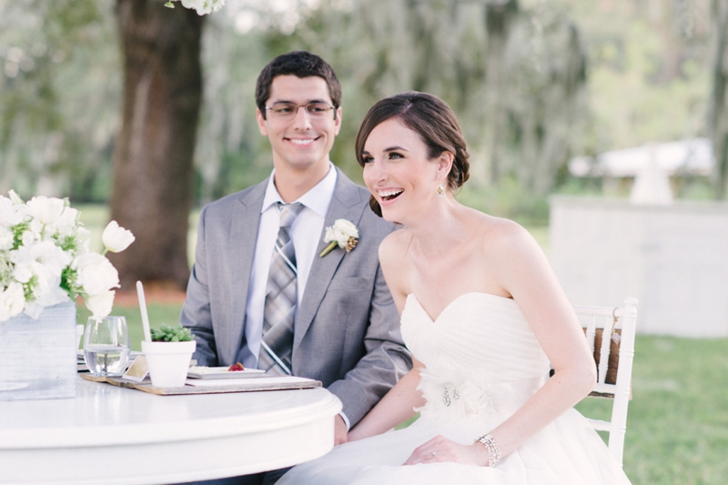 Rustic and Modern White Wedding Inspiration via TheELD.com