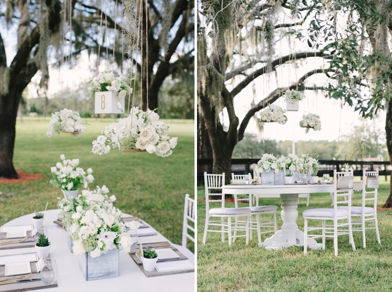 Rustic and Modern White Wedding Inspiration via TheELD.com