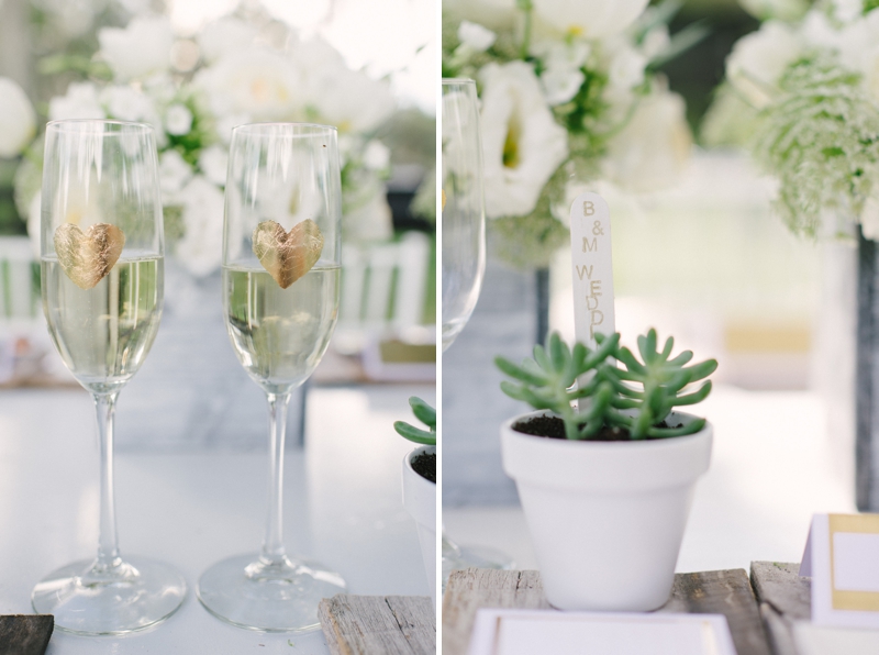 Rustic and Modern White Wedding Inspiration via TheELD.com