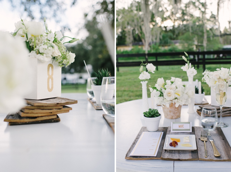 Rustic and Modern White Wedding Inspiration via TheELD.com