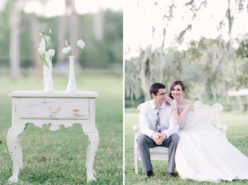 Rustic and Modern White Wedding Inspiration via TheELD.com