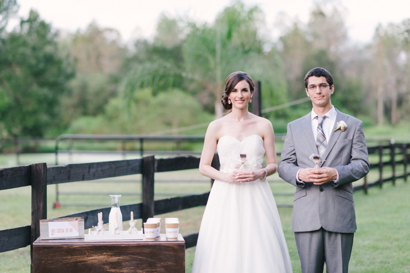 Rustic and Modern White Wedding Inspiration via TheELD.com