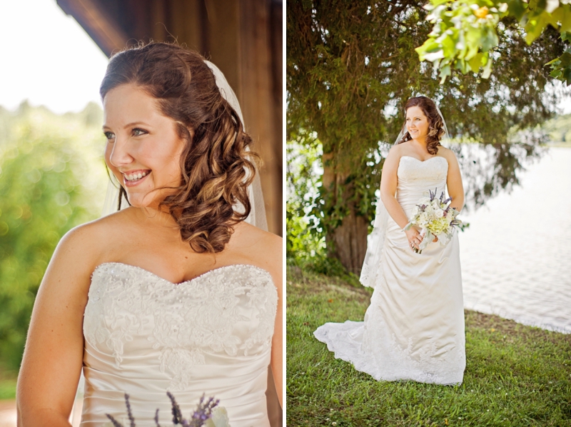 Lavender & Rustic North Carolina Wedding via TheELD.com