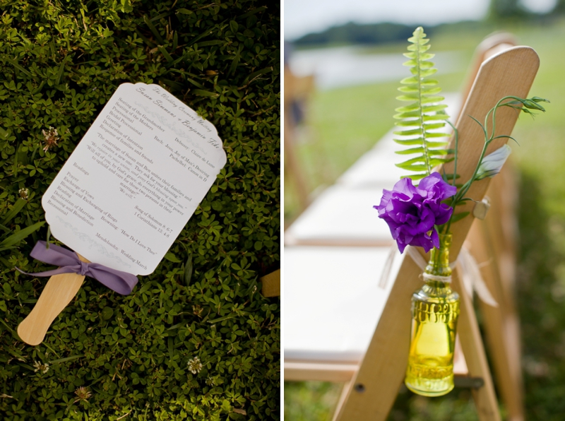 Lavender & Rustic North Carolina Wedding via TheELD.com