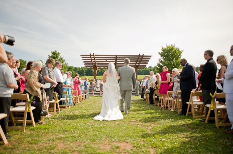 Lavender & Rustic North Carolina Wedding via TheELD.com