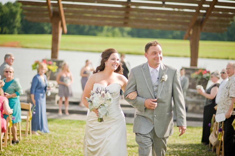 Lavender & Rustic North Carolina Wedding via TheELD.com