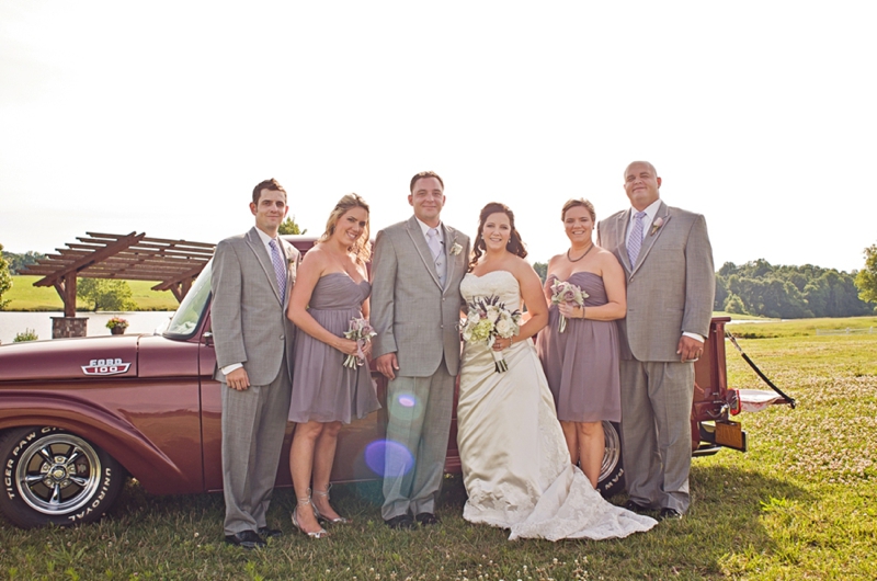 Lavender & Rustic North Carolina Wedding via TheELD.com