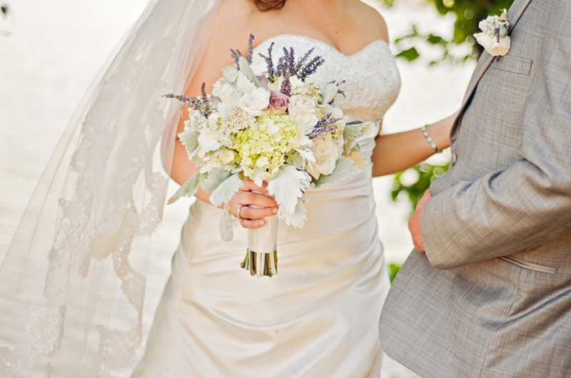 Lavender & Rustic North Carolina Wedding via TheELD.com