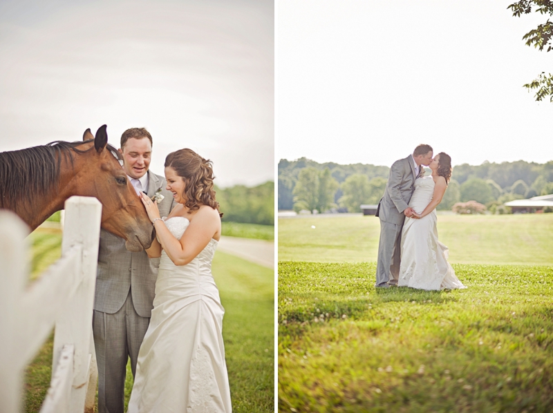 Lavender & Rustic North Carolina Wedding via TheELD.com