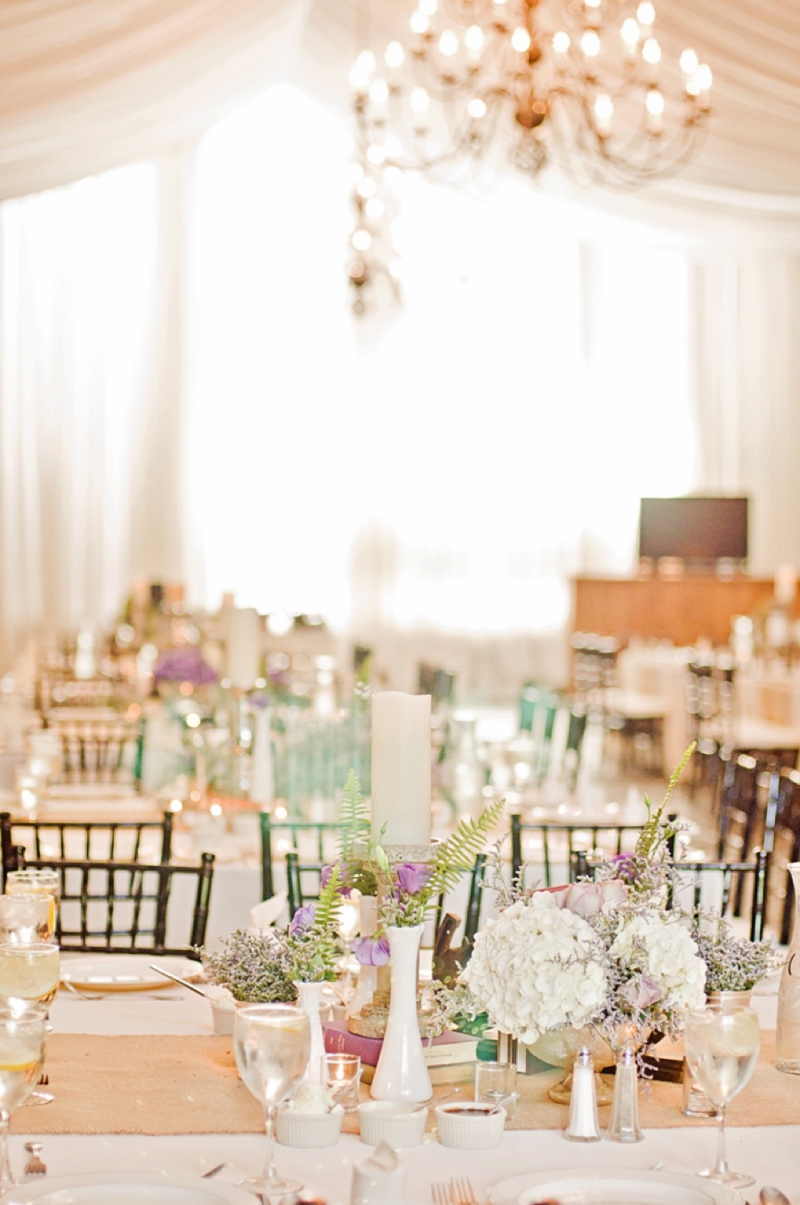 Lavender & Rustic North Carolina Wedding via TheELD.com