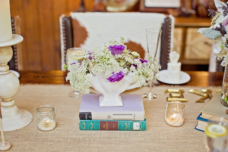 Lavender & Rustic North Carolina Wedding via TheELD.com