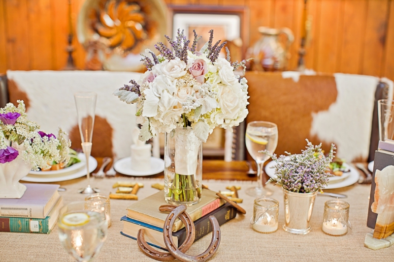 Lavender & Rustic North Carolina Wedding via TheELD.com