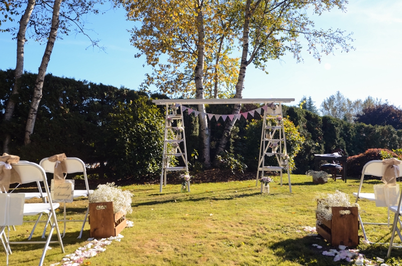 Country Vintage DIY Fort Langley Wedding via TheELD.com