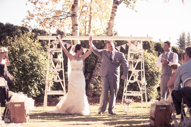 Country Vintage DIY Fort Langley Wedding via TheELD.com